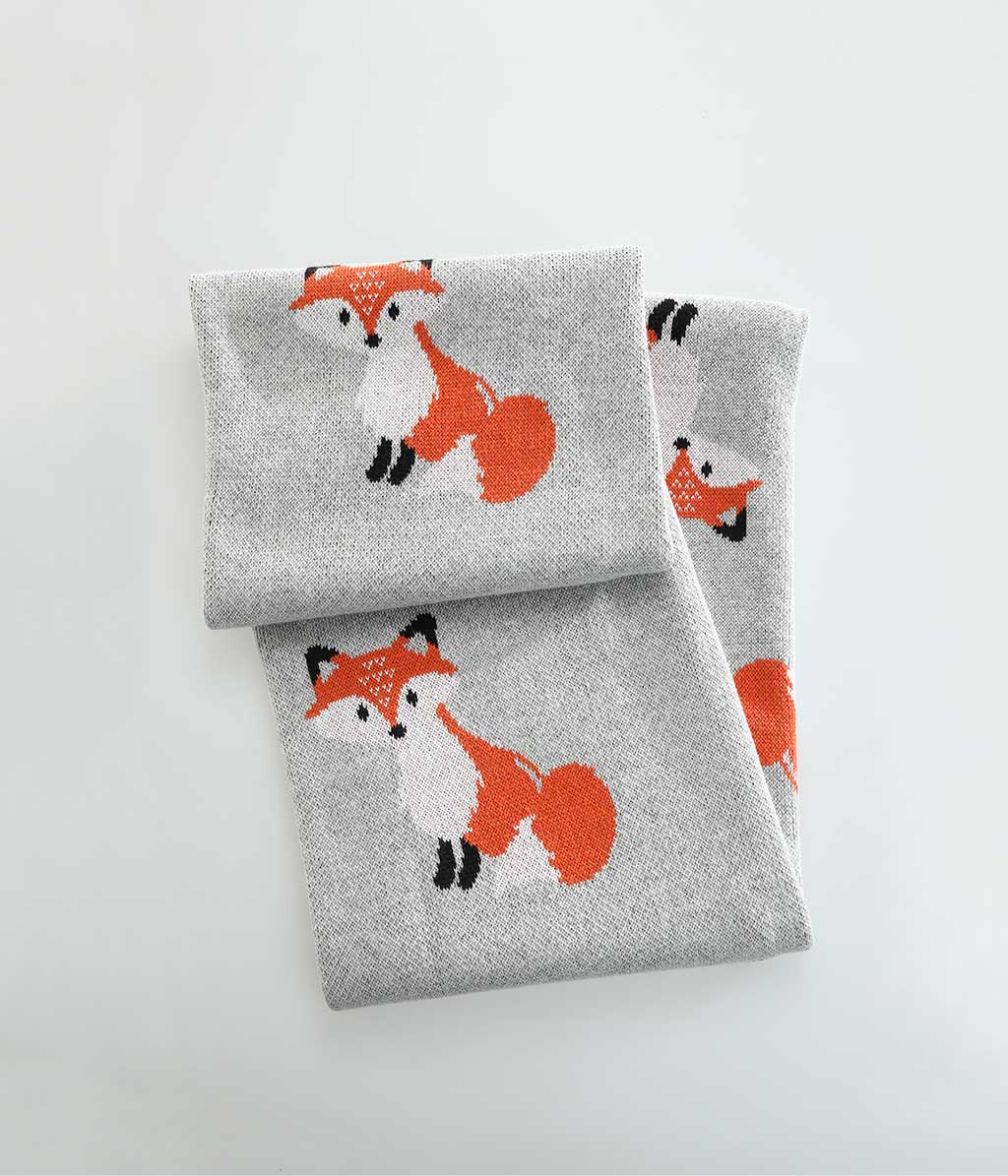 Fox Baby Blanket
