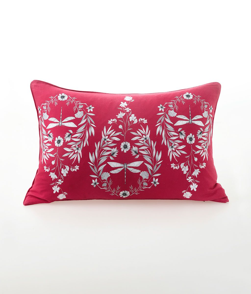 Jardin Cushion Cerise