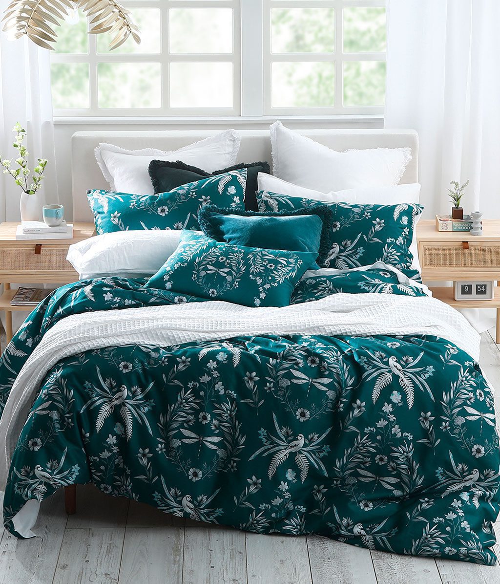 Jardin Duvet Set Teal