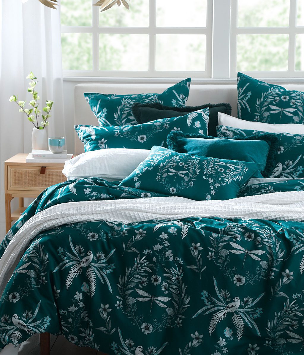 Jardin Duvet Set Teal