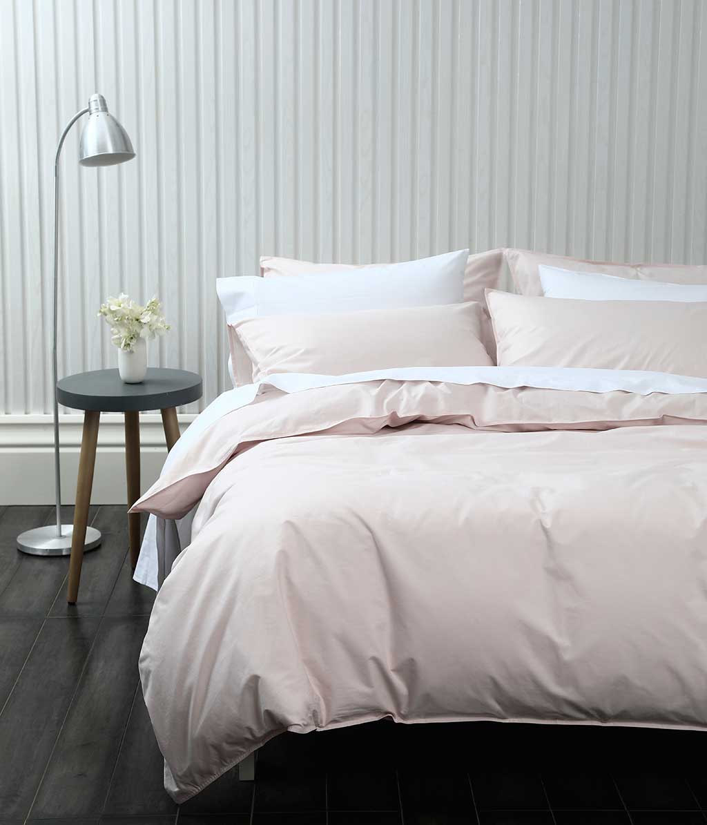 Pure Cotton 250TC Pillowcover Set Blush