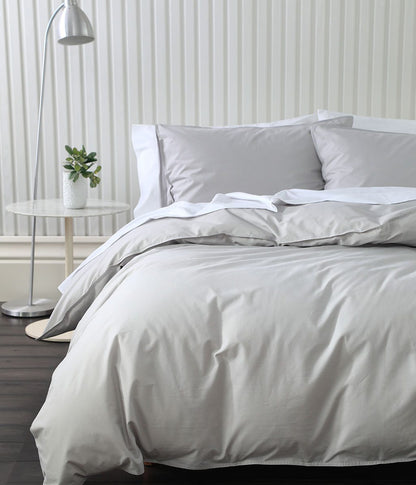 Pure Cotton 250TC Duvet Set Pewter