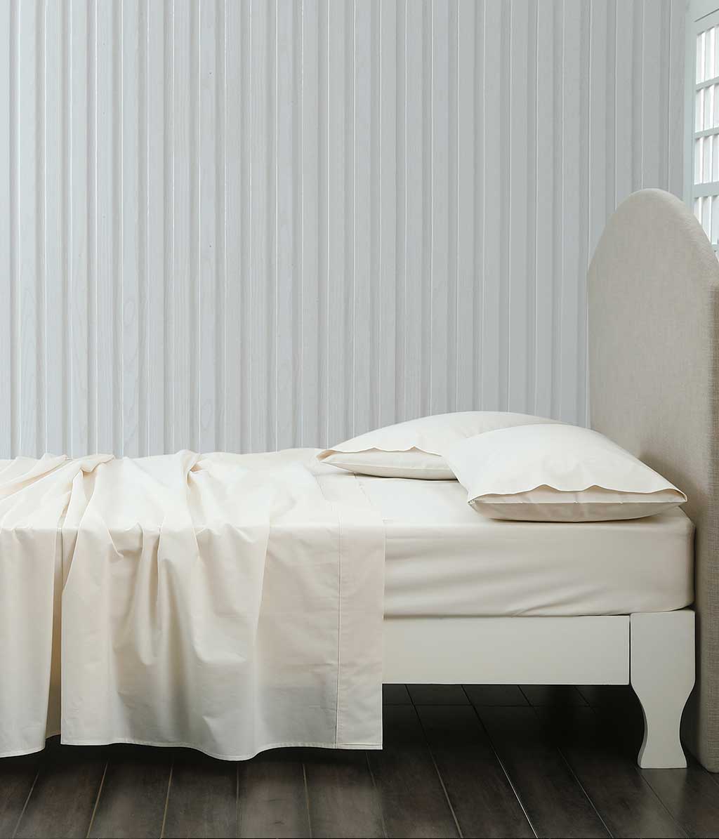 Pure Cotton 250TC Sheet Set Ivory