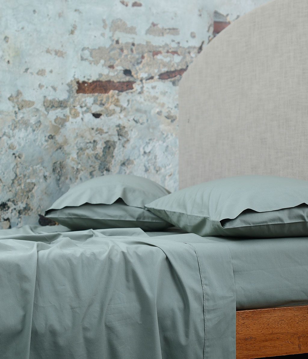 Pure Cotton 250TC Sheet Set Seagrass