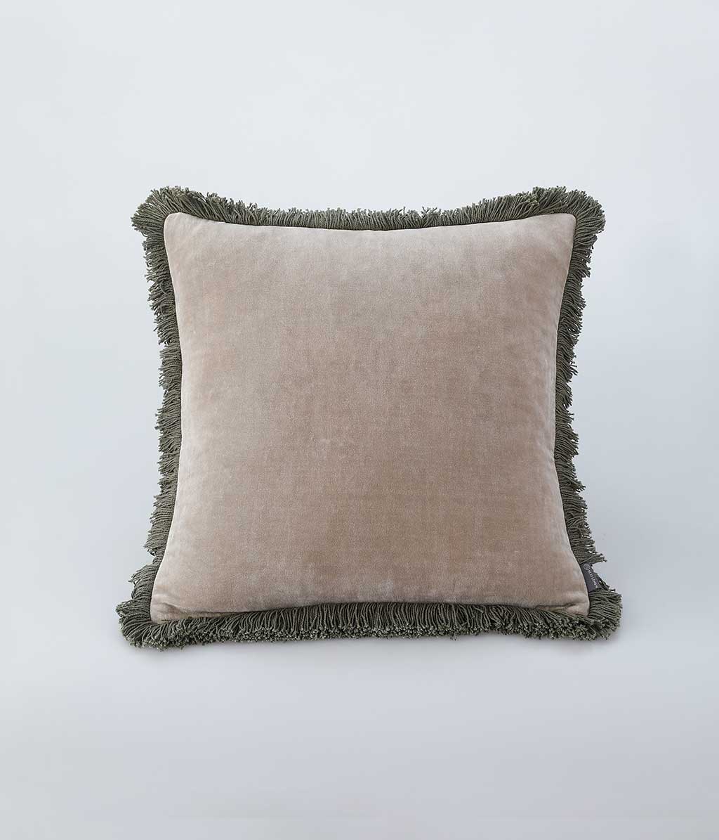 Sabel Cushion Stone/Olive