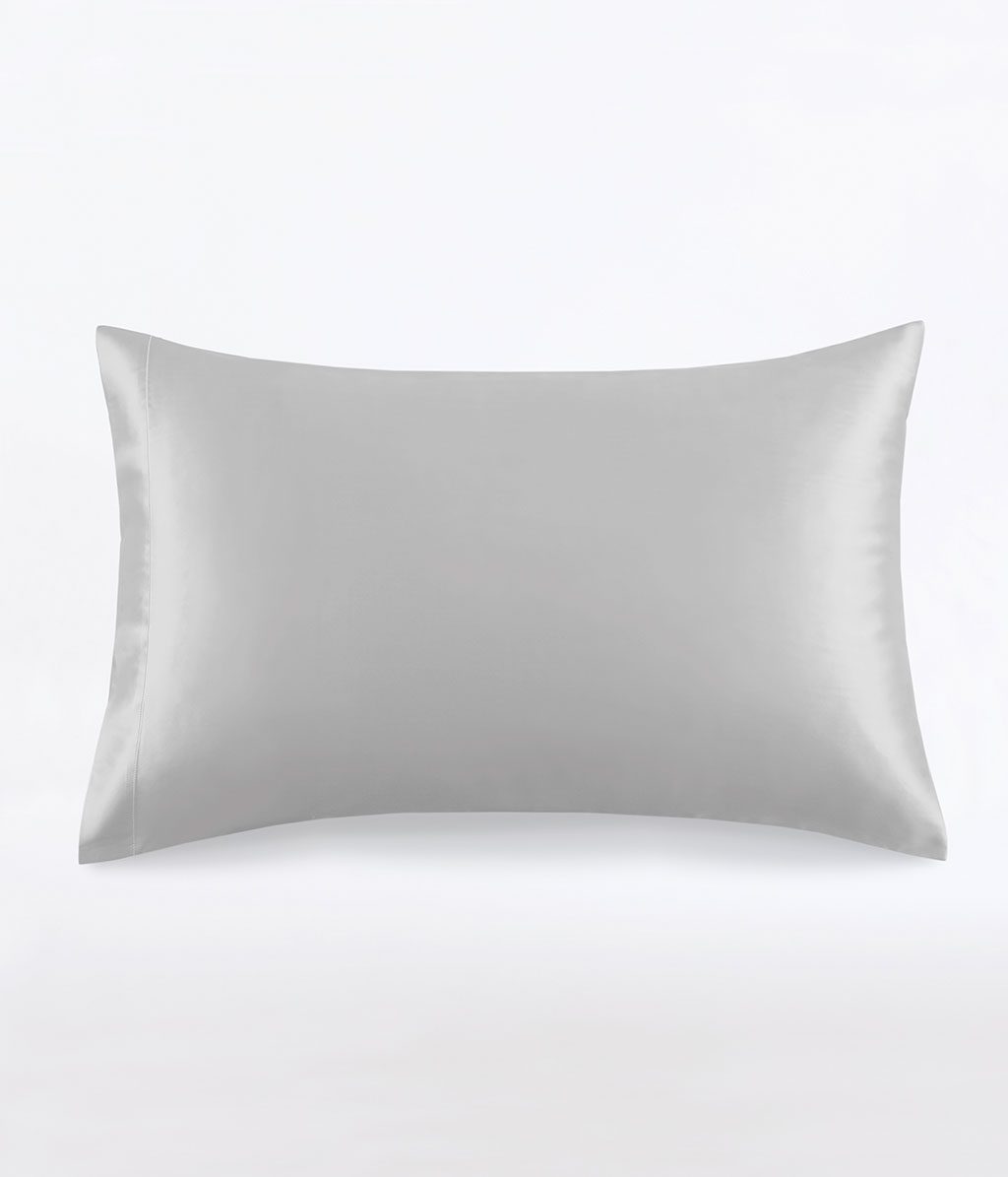 Silk Pillowcover Pewter