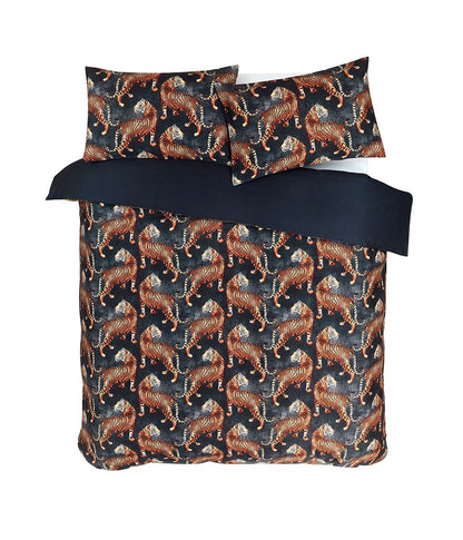 Tigress Duvet Set Navy